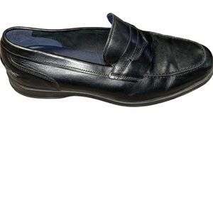 Men Cole Haan Fleming Grand Os Black Penny Loafers 10.5 slip on round toe